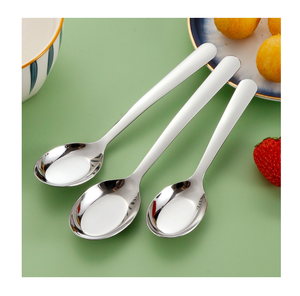 La última cuchara de sopa clásica de acero inoxidable, 3 piezas, producto exigente personalizado, mesa de cena, cuchara de sopa de verduras - Product Image 6