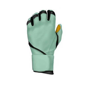 Gants de baseball de couleur verte de haute qualité Gants de frappe de baseball en cuir Offre Spéciale professionnels gants avec logo personnalisé - Product Image 2