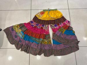 Pantalón Palazzo con estampado Floral bohemio de verano para mujer, cintura elástica atractiva, talla XL, seda con logotipo, comodidad usable - Product Image 2