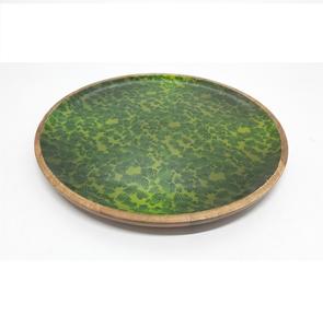 จานไม้ทรงกลมทำจากธรรมชาติสำหรับอาหารเย็นและการเสิร์ฟของตกแต่งบนโต๊ะขายส่งจำนวนมาก - Product Image 4