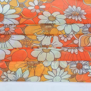 Velo Dirac Somalí, Abaya, Toub Sudanés, Impresión Digital Personalizada, Poliéster Ratti, Velo de Poliéster Ratti Estampado Floral para Novias - Product Image 3