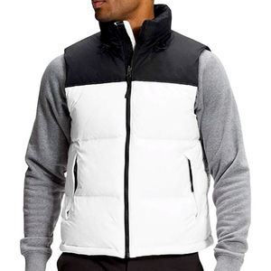 Taille personnalisée à capuche hiver hommes sans manches veste bouffante respirant sans manches veste à séchage rapide vêtements d'extérieur d'hiver veste sans manches - Product Image 2