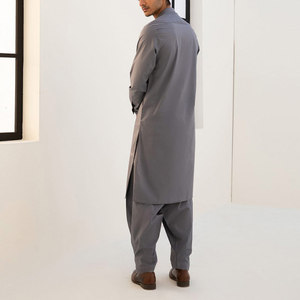 ชาลวาร์ Kameez สำหรับผู้ชายผ้าคอตต้อนสำหรับผู้ชายผ้าแห้งเร็วออกแบบได้ตามต้องการ - Product Image 2