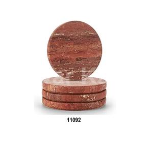 Juego de 4 posavasos de cobre martillado de cobre puro y hecho a mano 100% - Product Image 3