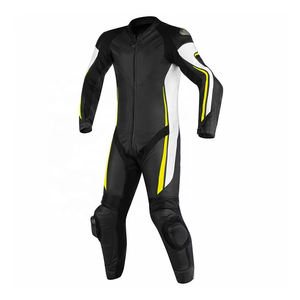 Combinaison de course de moto en cuir pour homme Ensemble une pièce Vêtements de sport de qualité supérieure Combinaison de course de moto en cuir - Product Image 3