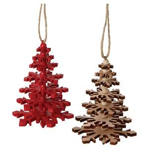 Adornos colgantes de pared de Navidad de madera con acabado natural para hogares minimalistas que proporcionan una elegancia sutil y Una sensación cálida de vacaciones - Product Image 4