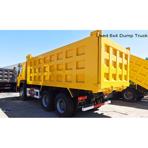 รถบรรทุกดีเซล FAW/มิตซูบิชิ 6x4 เกียร์อัตโนมัติ แบบเทท้าย พร้อมเครื่องยนต์ Weichai และกล้องมองหลัง - ความจุ 50 ตัน - พวงมาลัยขวา - Product Image 4