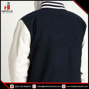 Blouson aviateur Letterman Varsity pour hommes personnalisé en gros manteau de baseball de l'université avec sublimation manteau vierge pour hommes - Product Image 6