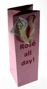 Venta al por mayor de bolsas de papel de arte personalizado de lujo de fábrica de embalaje de regalo bolsas de vino de botella impresas personalizadas - Product Image 4