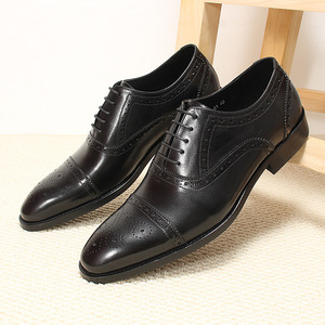 Zapatos Formales de Negocios para Hombre, de Cuero Genuino, Anchos, de Piel de Vaca, Cómodos para Pies Anchos, Zapatos Casuales de Negocios - Product Image 3