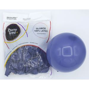 ลูกโป่งปาร์ตี้เลิฟลาเท็กซ์สีฟ้า 12 ซม. ของตกแต่งปาร์ตี้แบบย่อยสลายได้ - Product Image 1