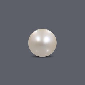 Perles d'eau douce blanches naturelles, perles en vrac de 5-6 mm pour bijoux et fabrication de bijoux - Product Image 1