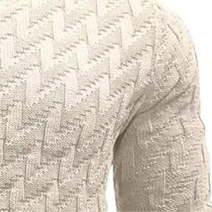 เสื้อสเวตเตอร์คาร์ดิแกนกันรอยยับของผู้ชายเสื้อสเวตเตอร์ลำลองระบายอากาศมีลวดลายสำหรับฤดูหนาว - Product Image 6