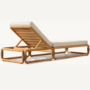 Chaise longue pour se détendre en extérieur, style moderne pour la plage, la terrasse, la maison ou l'hôtel en extérieur - Product Image 1