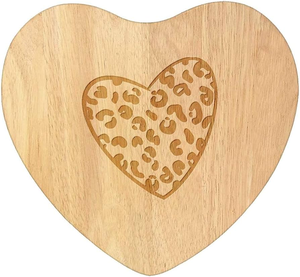 Tabla de cortar de corazón de madera diseño increíble verduras queso Comida cocinada hogar para pulido gran oferta - Product Image 6