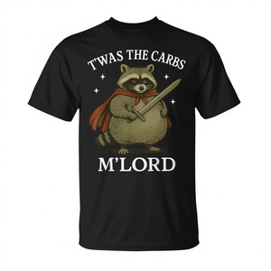 T-shirt promozionale T'was the Carbs M'lord - Product Image 2