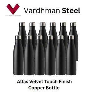 Article le plus vendu en 2025, bouteille en cuivre Atlas Velvet Touch 330GM 1L, découvrez l'élégance de l'hydratation avec la bouteille Velvet Touch. - Product Image 5