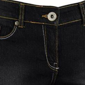 Pantalones cortos de mezclilla elásticos de cintura alta para mujer con logotipo personalizado Tendencia Tela diseñada por OEM Hecho en Pakistán Pantalones cortos para hombres OEM - Product Image 5