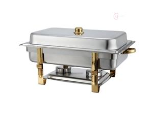 Recipiente para Calentar Comida de Acero Inoxidable Clásico de Lujo para Buffet Profesional |   para Hoteles y Salones de Banquetes - Product Image 4