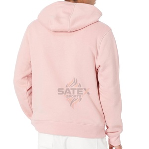 Haute qualité 100% coton polaire à capuche Anti-boulochage sérigraphie plaine Streetwear hiver vêtements thermiques Style populaire - Product Image 2