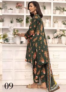 Femme Designer Coton/Pelouse Shalwar Kameez Dernière Collection Été Imprimé Pakistanais de Marque - Product Image 6