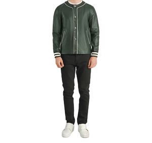 Luxury Men's Wool/Viscose <b>Camouflage</b> Stand Collar Bomber Jacket Retro Style Front Logo Zipper Closure for Chicago for Inspired - Product Image 4