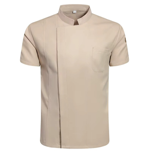 Chaqueta de Chef Clásica para Camarero, Uniformes de Restaurante, Chaqueta de Chef de Hotel, Chaqueta de Chef de Manga Larga y Corta, Abrigo de Cocinero - Product Image 2