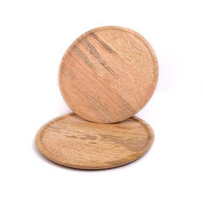 Assiette de chargeur en bois conçue pour le mariage, assiette de chargeur de meilleure qualité, bon marché, vente rapide de plats et assiettes en bois, top vente - Product Image 1