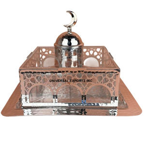 Plateau à chocolat en acier de luxe Plateau à chocolat fait à la main de qualité supérieure Plateau à chocolat décoratif en métal de vente chaude - Product Image 5