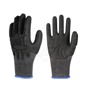 Guantes de Trabajo Resistentes a Impactos TPR, Guantes de Seguridad Resistentes al Aceite y a los Cortes para la Construcción, Personalizados - Product Image 2