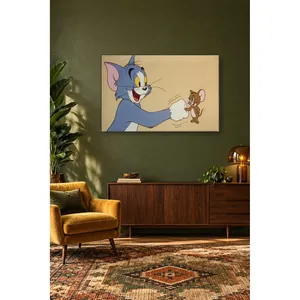 Impression sur toile Fida Tom et Jerry se serrant la main - Product Image 3