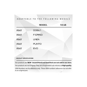 Palanca de ajuste de asiento para Fiat Doblo, Fiorino,linea,punto, EVO - Product Image 2