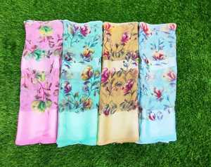 Patrón Sari regular sin peso Patta de cinco estrellas CON BLUSA SAREE Tela de la mejor calidad - Product Image 2