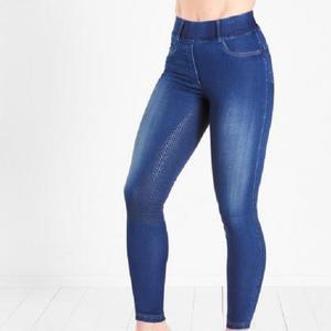 กางเกงรัดรูปผ้ายีนส์สำหรับขี่ม้าของผู้หญิงเสื้อผ้าทรงพอดีตัวจับแน่นออกแบบได้ตามต้องการ - Product Image 5