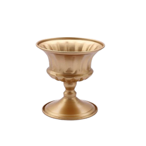 Vase de sol fini or décoration de fête de mariage nouveauté à la recherche de pot de fleur vintage vase de fleur en métal avec le meilleur prix - Product Image 3