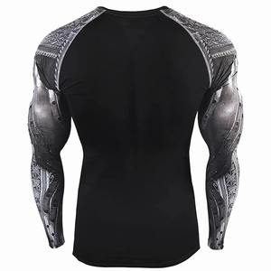Erkekler için hafif özel döküntü <span class=keywords><strong>Guard</strong></span> güneş koruma uzun kollu sörf ve BJJ özel Logo kadar boyutu <span class=keywords><strong>5XL</strong></span> - Product Image 3