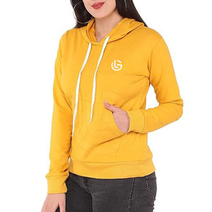 Sudaderas con Capucha para Mujer, 100% Algodón, de Alta Calidad, las Más Vendidas, Ropa Casual de Invierno, Logotipo Frontal, Transpirables, Anti-Pilling, de Secado Rápido - Product Image 5