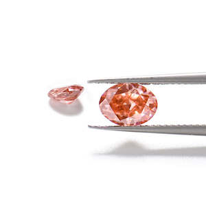 Diamants roses de laboratoire certifiés IGI, taille ovale, 1 à 4 carats, VS1-VS2, diamants en vrac pour la fabrication de bijoux - Product Image 3
