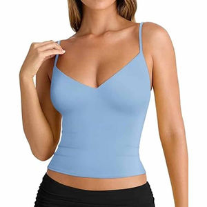 Camiseta sin Mangas de Alta Calidad para Mujer, Camiseta de Algodón y Poliéster en Oferta, Camiseta sin Mangas de Algodón para Gimnasio, Camiseta sin Mangas para Mujer - Product Image 1