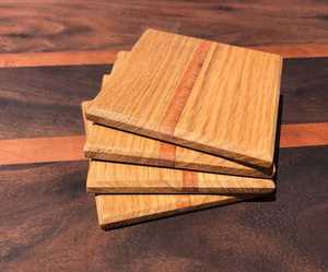Custom Size Natural <b>Wood</b> <b>Square</b> Shape Wooden Coaster Classic Style Coasters for Household Table Mats and Pads Manufacturing - Product Image 3