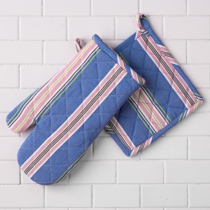 Recycled Cotton <b>Oven</b> Mitts <b>with</b> <b>Silicone</b> printed Pot Holders for Cooking Microwave Baking Home Food Protection for Restaurants - Product Image 4