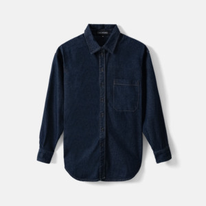 Chemises à manches longues boutonnées 100% coton ODM OEM Lavage enzymatique Respirant Décontracté Simple Qualité supérieure Chemise en denim vietnamienne pour hommes - Product Image 6