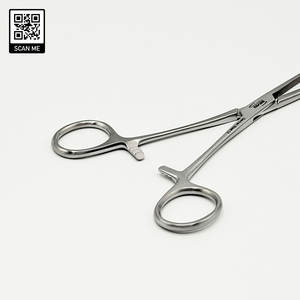 คีมหนีบหลอดเลือดโคเชอร์ เกรดเยอรมัน ผลิตจากเหล็กกล้าไร้สนิม ใช้สำหรับผ่าตัด หยุดเลือด ปากคีมตรงแบบมีฟัน สามารถนึ่งฆ่าเชื้อได้ ความแม่นยำสูง - Product Image 4