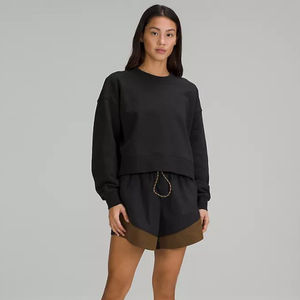 Sudadera con Capucha Casual Estampada de Moda Urbana, de Forro Polar, Manga Corta, de Algodón Sólido para Invierno con Logotipo Frontal - Product Image 6