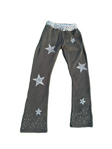 Nouvelle mode, vêtements de rue pour adultes, sweat à capuche à fermeture éclair très vendu, pantalon évasé doublé de satin, coton, imprimé personnalisé, survêtement avec strass - Product Image 3