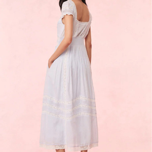 Abito Corto Floreale in Seta Stile Boho Y2K con Spalline, Motivo a Pois Tropicale, Lavabile, per Vacanze, Stile Western, Maniche Corte, Naturale, all'Ingrosso - Product Image 3