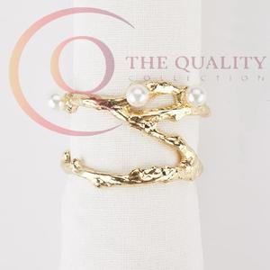 ชุดแหวนรองผ้าเช็ดปากแบบพรีเมียมหรูหราเป็นมิตรกับสิ่งแวดล้อมสำหรับโต๊ะอาหาร ตกแต่งโต๊ะงานแต่งงานอย่างมีสไตล์ สำหรับใช้ในบ้าน โรงแรม และงานปาร์ตี้ - Product Image 4