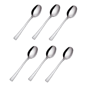 Juego de cucharas de café de acero inoxidable cromado pulido de 6 piezas Ambassador, 13 cm, CVLX90C6 - Product Image 2