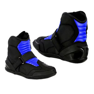 Botas de cuero de moto personalizadas para ciclista profesional, botas de moto de carreras de calidad superior al por mayor - Product Image 3