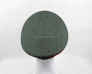 Gorra blanca de uniforme de alta calidad con insignia de lingotes, gorras de pico al por mayor, precio barato personalizado a la venta - Product Image 2